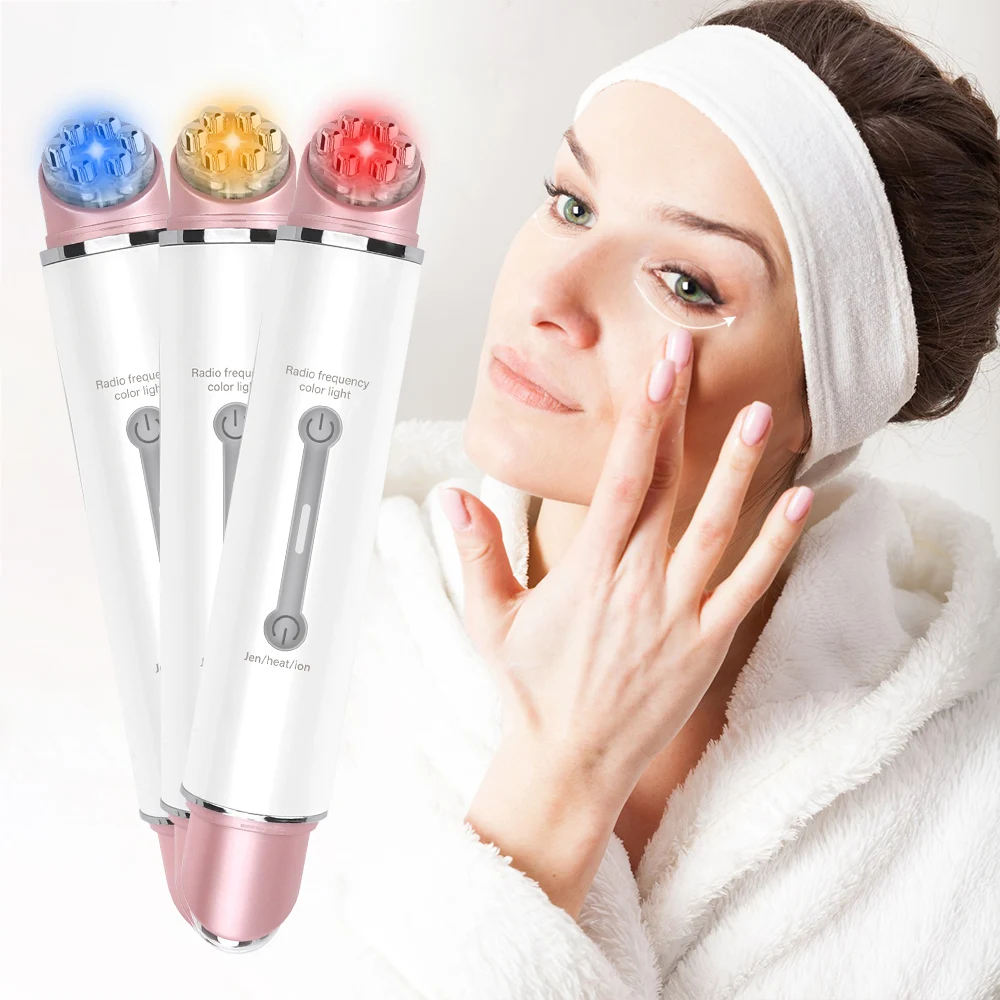 

EMS Eye Beauty Devices Anti Wrinkle Eye Massage Anti Aging USB Rechargeable Massager For Face Home Use Beauty Devices LED Photon