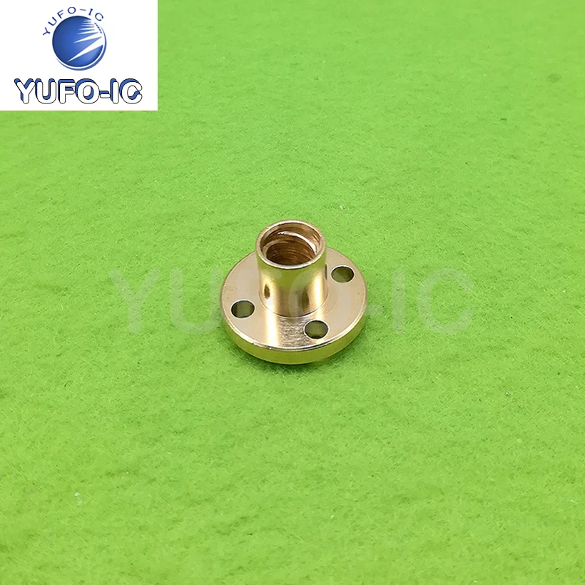 Free Ship 1PCS 3D Printer Accessory T8 Leading Screw Nut Pattern From 2mm Lead 8mm