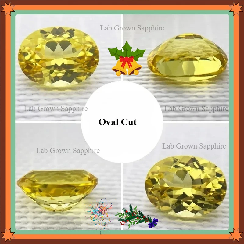 

Lab Grown Sapphire Oval Cut Synthetic Gemstone