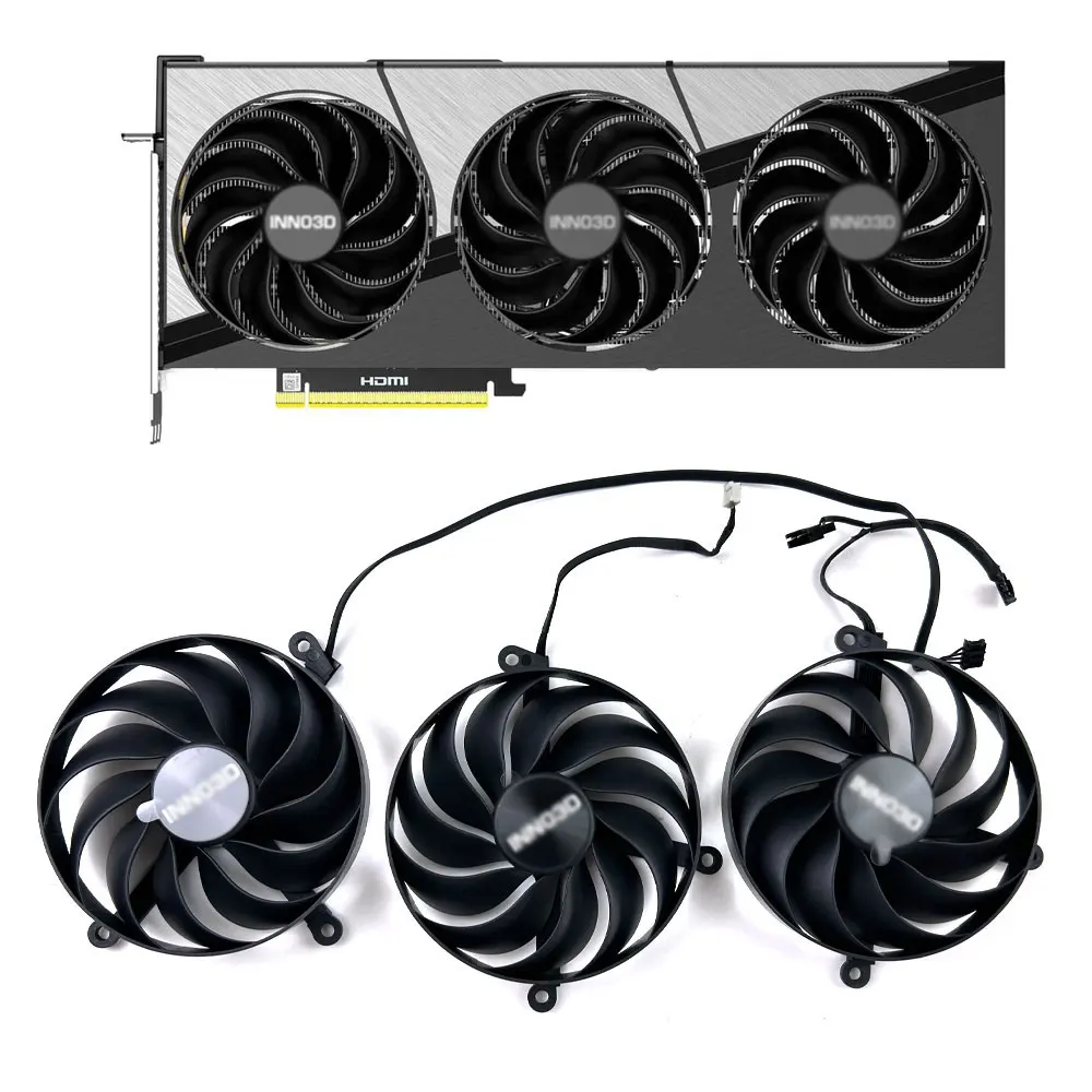 

Cooling Fan 99MM 4PIN CF1015U12S For INNO3D GeForce RTX 5090 D Nighttime X3 video card fans