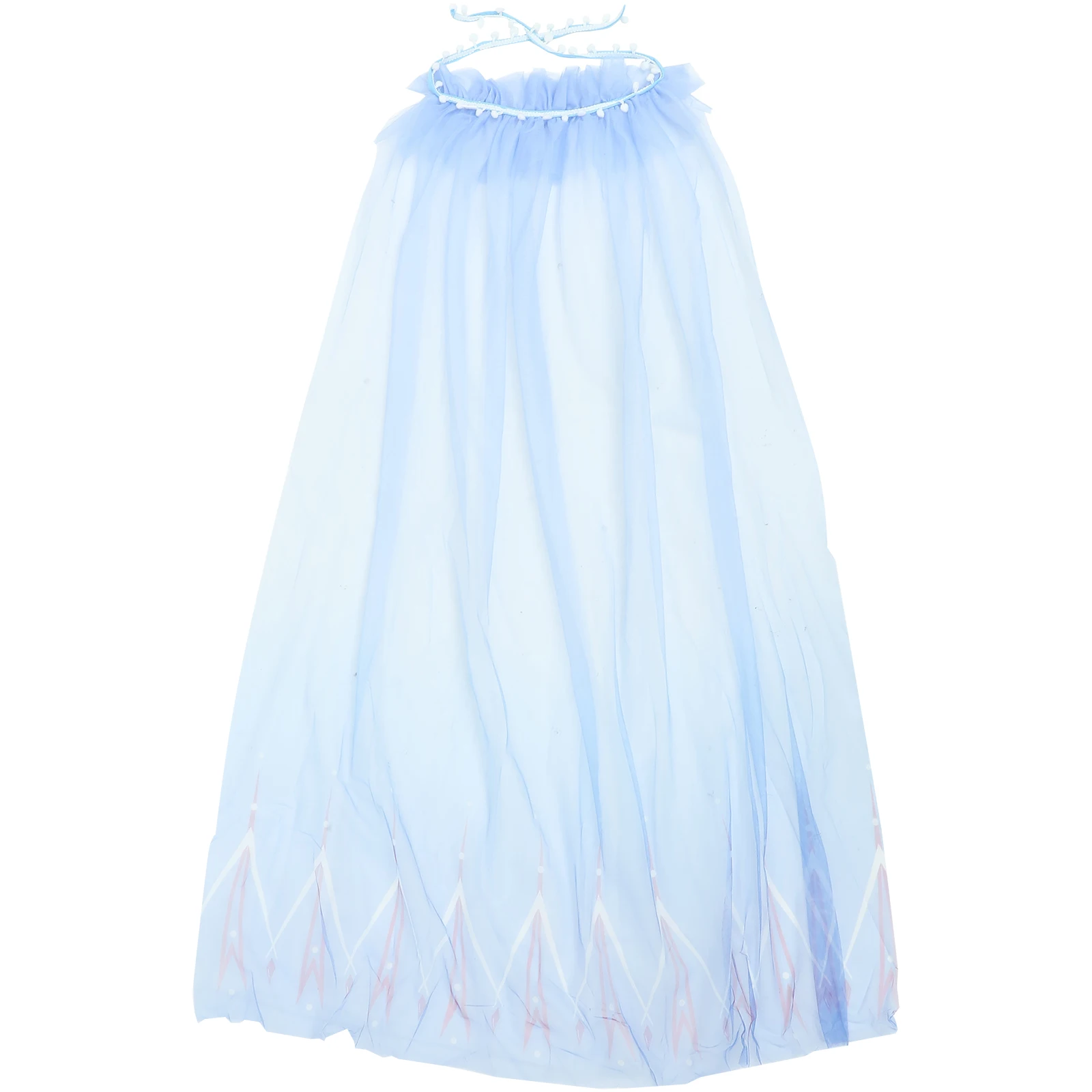 

1pc Kids Cape Cosplay Cloak Windproof For Children 120-150Cm 17.5-25Kg Elegant Birthday Masquerade Party Props Role Play Costume