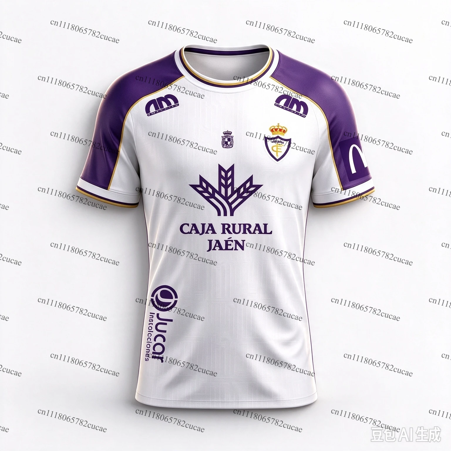 2026 Real Jaén 3D Print Football Jersey Men Women Summer Sports Oversize T-shirt Breathable Quick Drying Streetwear Fashion