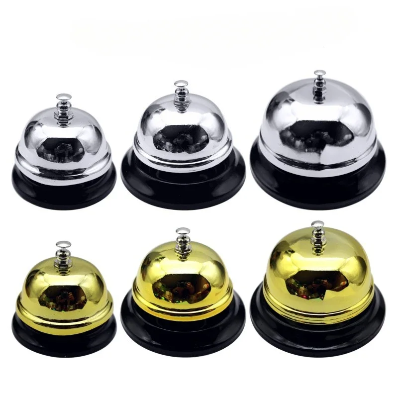 65mm Call Bell Desk Christmas Kitchen Hotel Counter Reception Christmas Bells Small Single Bell Dining Bell Table Summoning