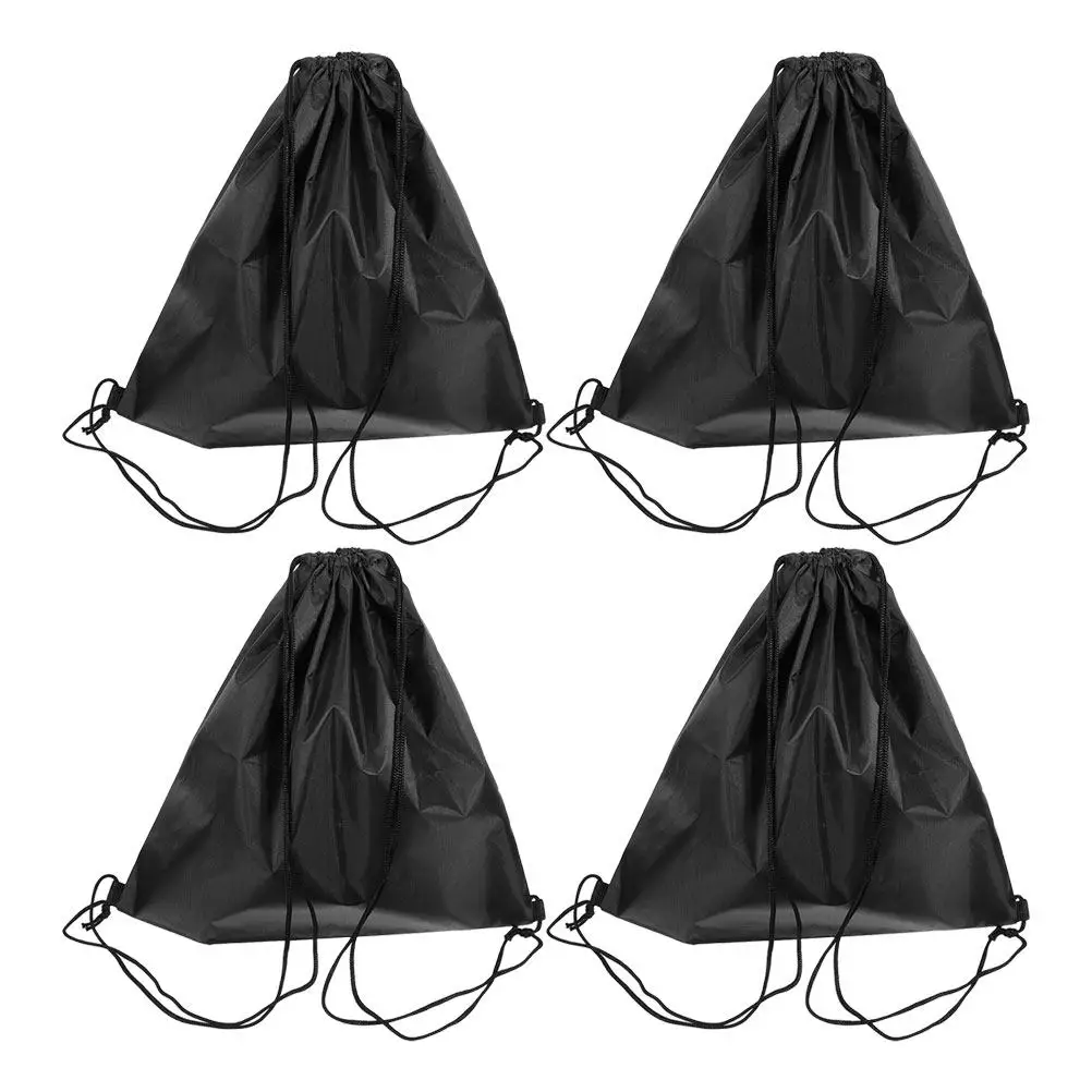 4Pcs Sports Bags Oxford Cloth Drawstring Backpack Gym Sack Large Capacity Motorcycle Basketball Soccer Tennis