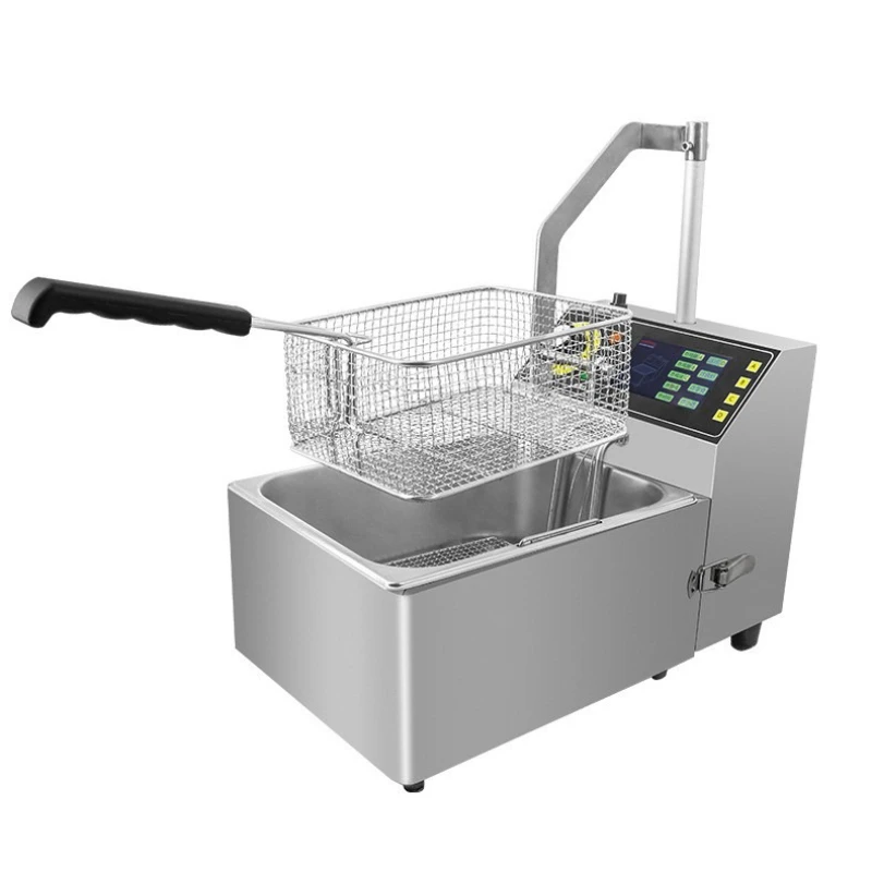 Commercial Lift  Fryer Fried Chicken Skewers Machine Commercial Fried