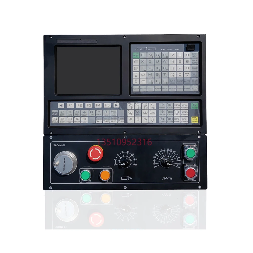 The latest CNC lathe controller TAC200 2-axis/3-axis/4-axis 8-inch large screen rigid tapping lathe control system