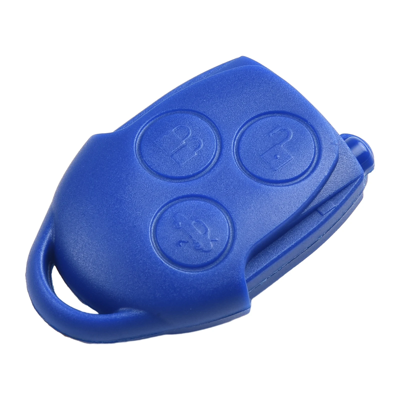 Car Remote Key Fob Case 3 Button Cover Fit For Ford -Transit Connect MK7 Blue Car Remote Key Shell Silicone Cover