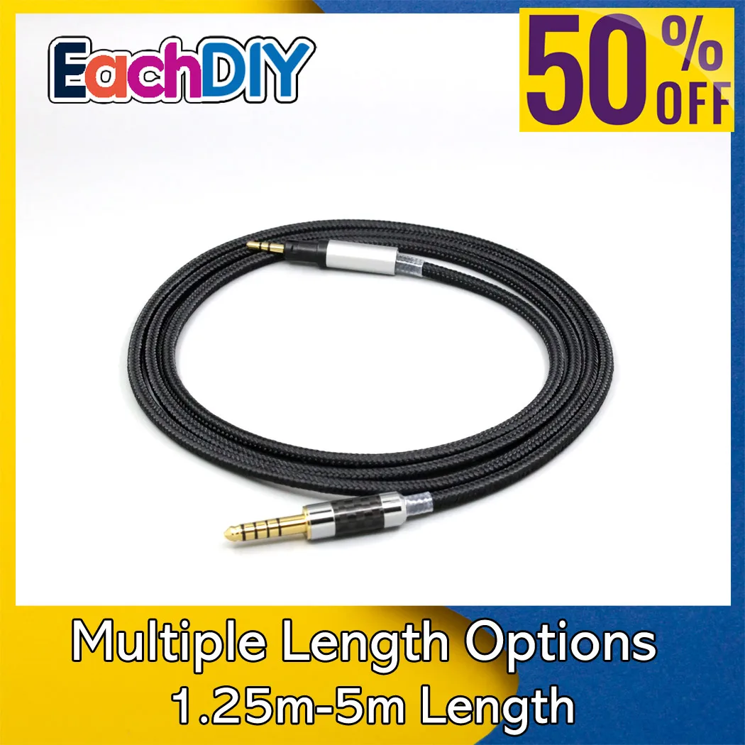 

Super Soft Headphone Nylon OFC Cable For For Austrian Audio Hi-X15 Hi-X65 Hi-X50 X55 Headphone 8975