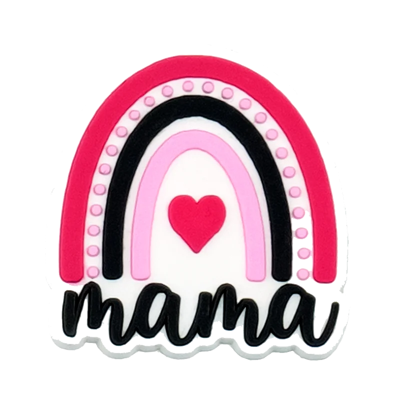 1/50pcs Family Shoe Charms for Mom Dad Baby Shoe Decorations Pins for Men Women Kids Sandal Buckles Ornaments Accessories Gifts