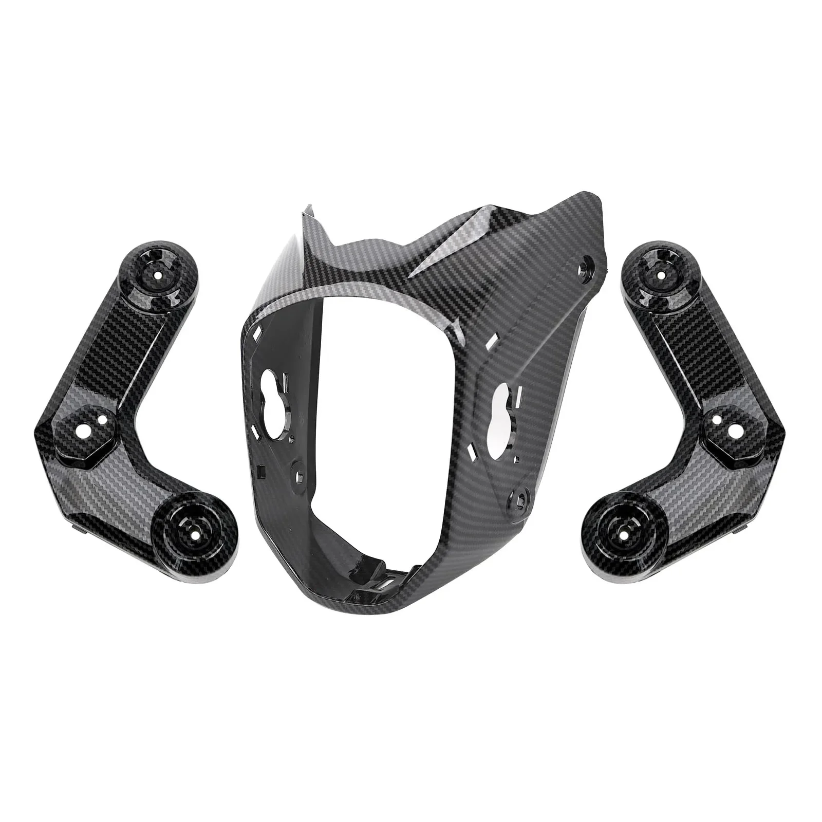 Motorcycle Carbon Fibre Headlight+Fibre Turn Signal Holder Cover Fit For Honda Grom Msx125 SF 2013-2016 Fairings Kit Parts