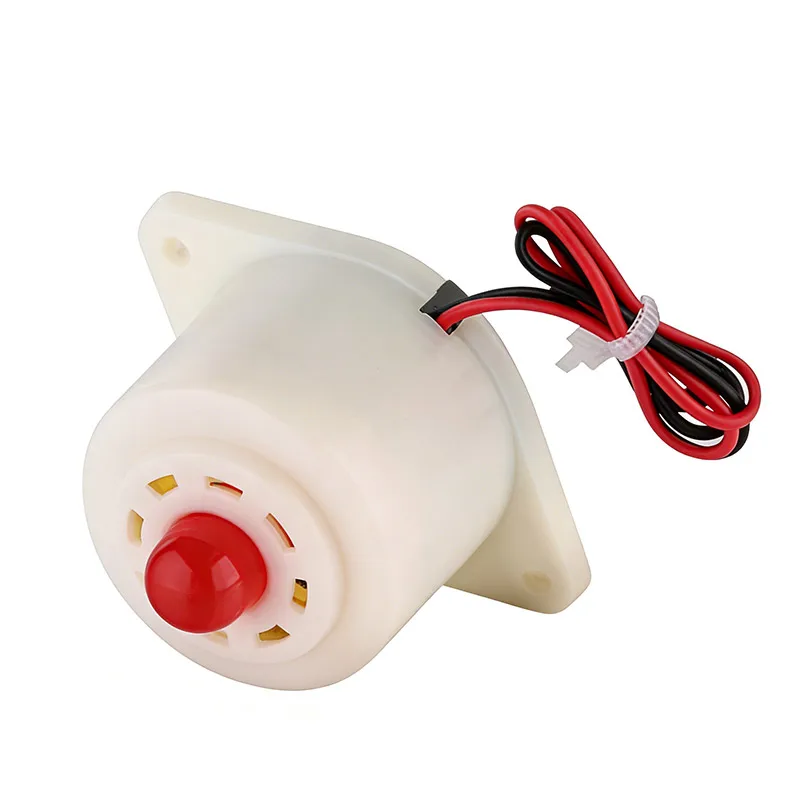 

4PCS LZQ-3D High-Decibel Electronic Buzzer with Flashing Light Indicator Beep Alarm 12V 24V 220V Acoustic-Optic Alarm System