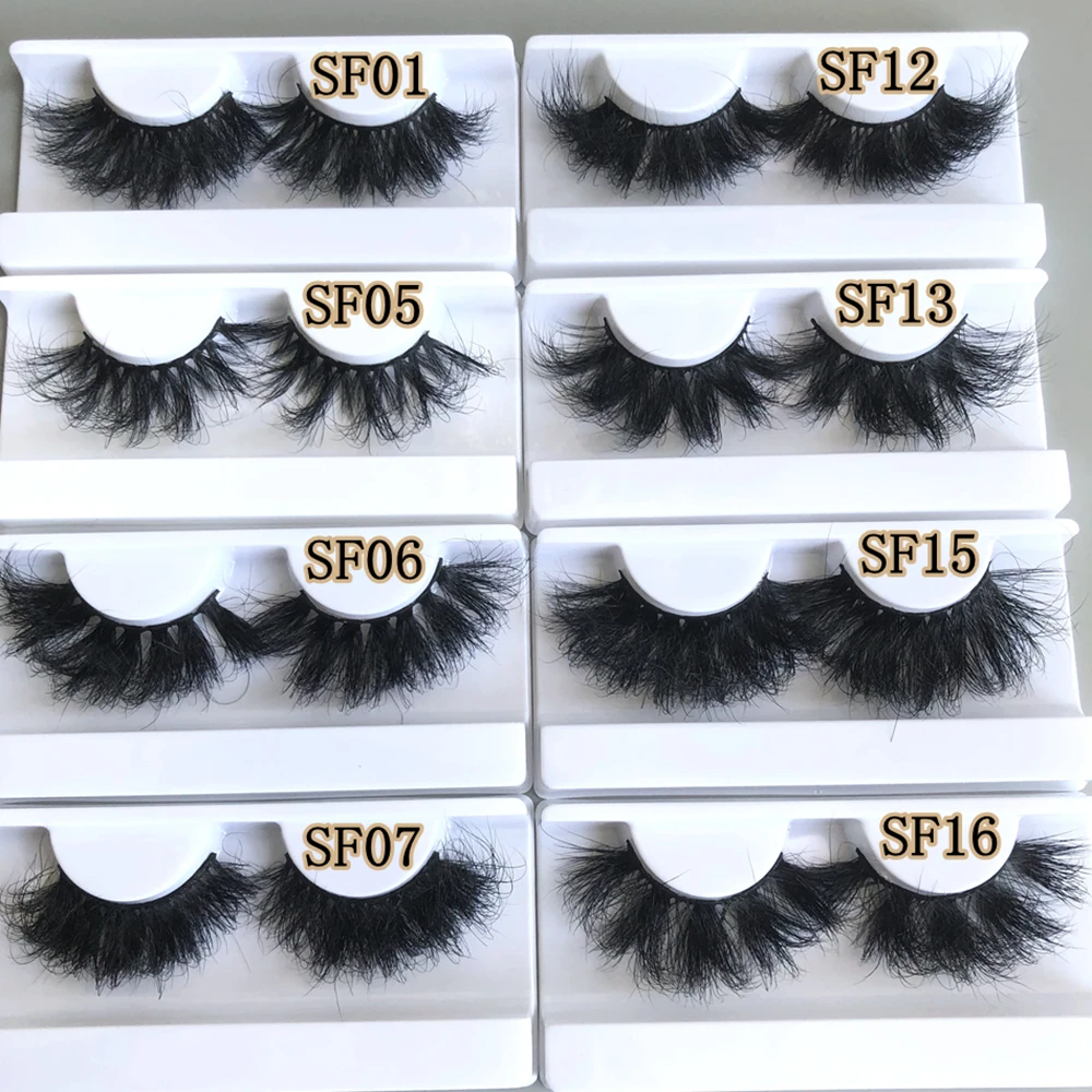 Mikiwi Wholesale 3d Mink Eyelashes Fluffy Reusable Soft Fluffy Messy Handmade Fluffy mink lashes bulk