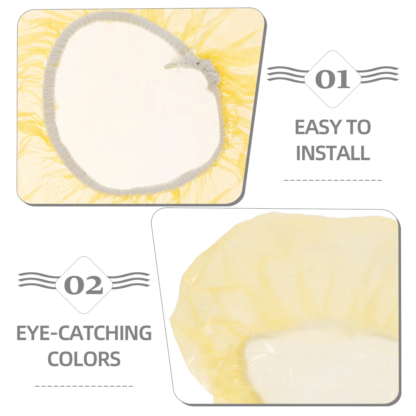 100 قطعة من أغطية الدخان بألوان زاهية، إنذار سهل، حماية ضد الغبار، متوافق مع أجهزة الكشف المتعددة #6