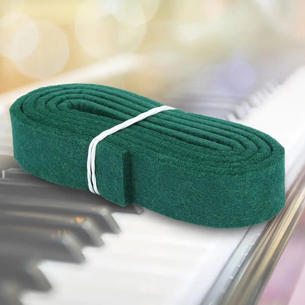 Dark Green Piano Check Tape Tuning Tool Musical Instrument Accessories 1265*25*5mm