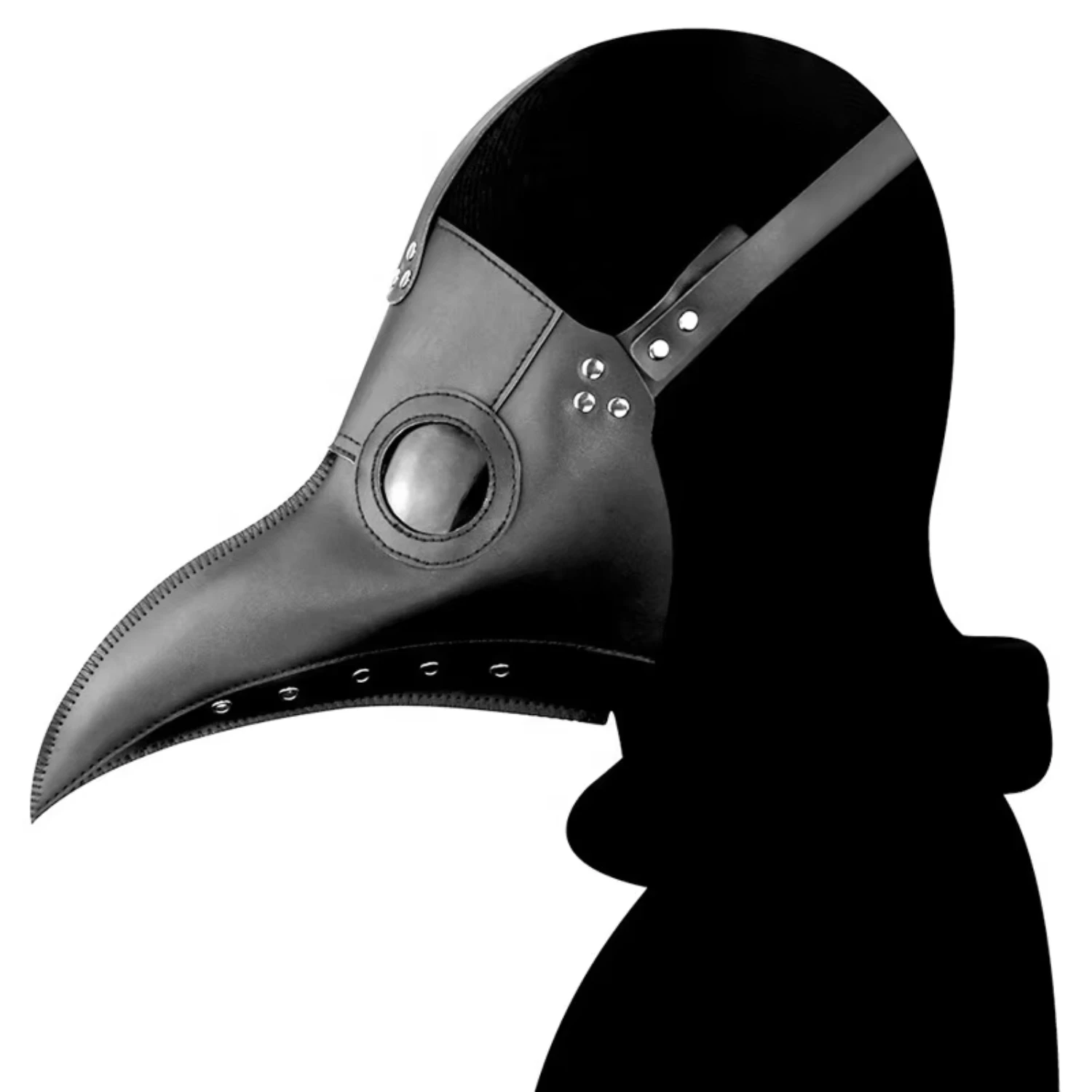 Hot Selling Halloween Plague Doctor Mask  Cosplay Steampunk Plague Doctor Bird Mask Festival Decor