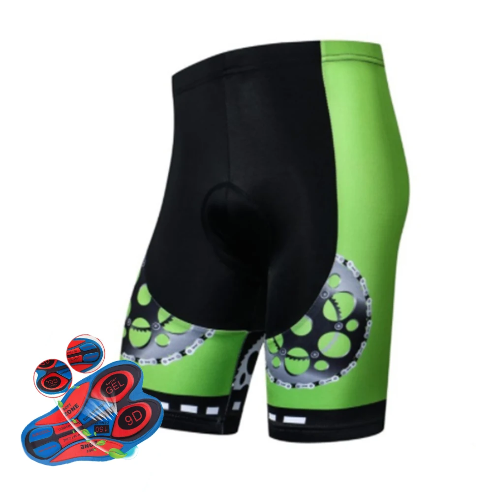 Breathable Cycling Shorts With Gel 9D Padding Bicycle Tights 2023 New Style Mountain Bike Pants Sun Protection MTB Clothing