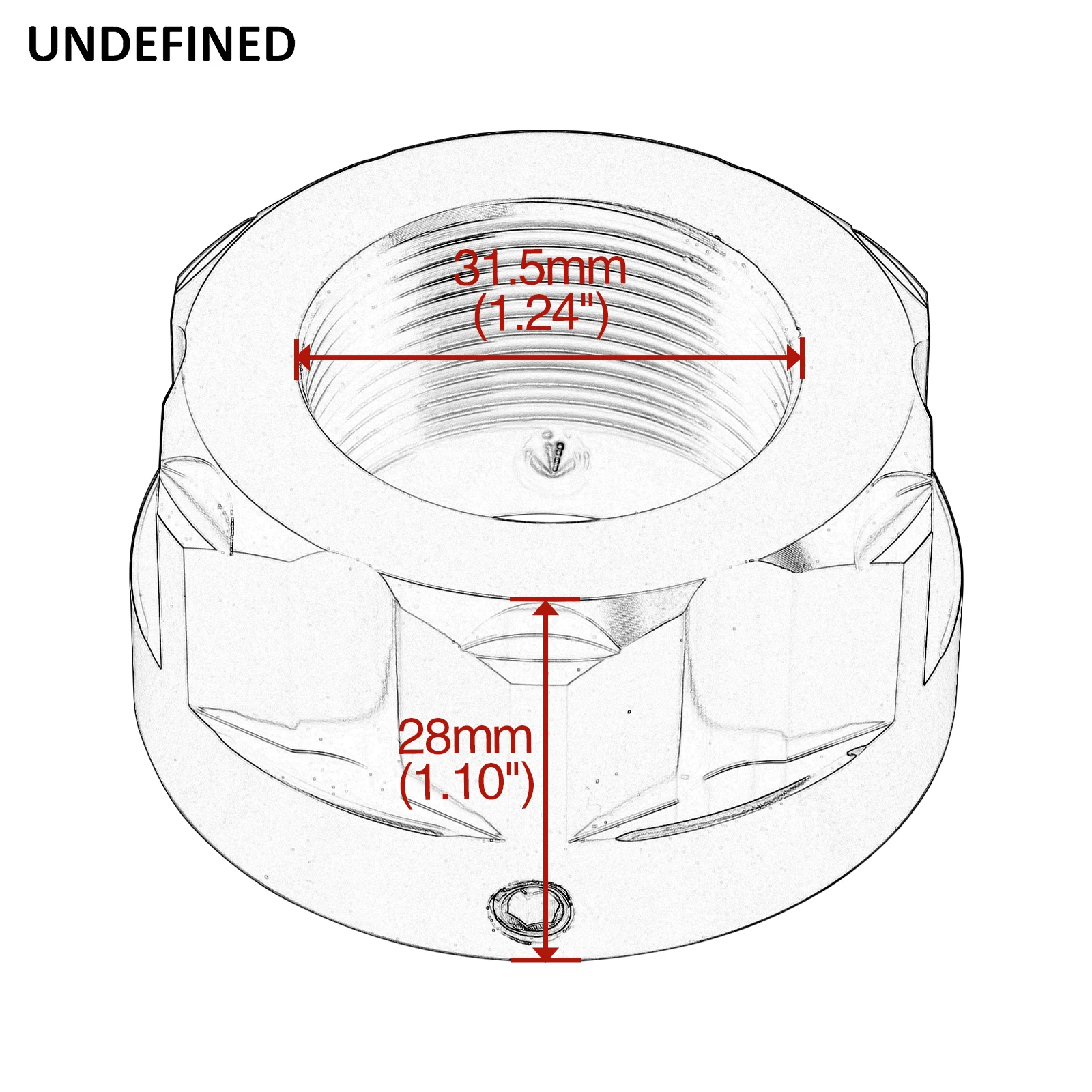 دراجة نارية ATV الألومنيوم باستخدام الحاسب الآلي عملية بأكسيد الخلفية قفل المحور الجوز لياماها بانشي الناسف بريز أشيب #6