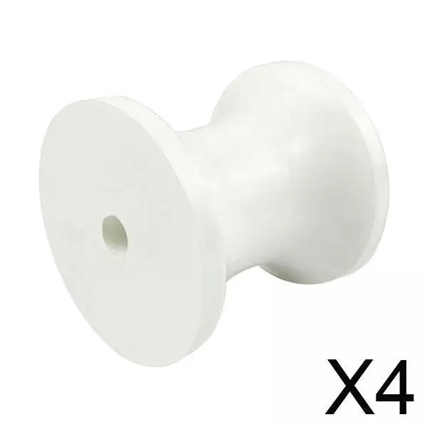 

Nylon 2 Inch Boat Trailer Roller Bow Roller Replacement Parts Durable Easy Install for Inflatable Boat Accessories