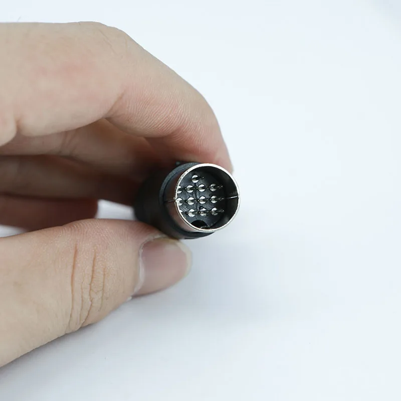 DIN التوصيل 13 دبوس ذكر مضمنة كابل محول الصوت موصل DIN-13P التوصيل الصوت AV موصل للوحة المفاتيح الصوت الكمبيوتر كينوود