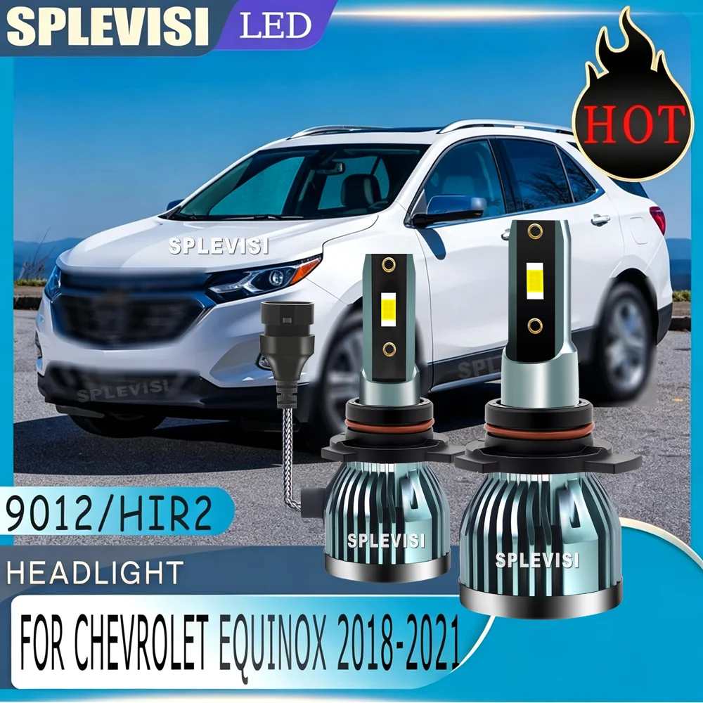 Simplify Installation LED 100W Headlight  Internal Drive Led 12V 6500K For Chevrolet Equinox 2018-2021 2018 2019 2020 2021