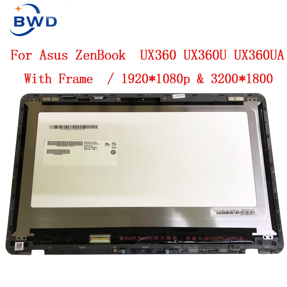 For ASUS ZENBOOK FLIP UX360U SERIES UX360UA UX360UAK REPLACEMENT LAPTOP lcd Assembly