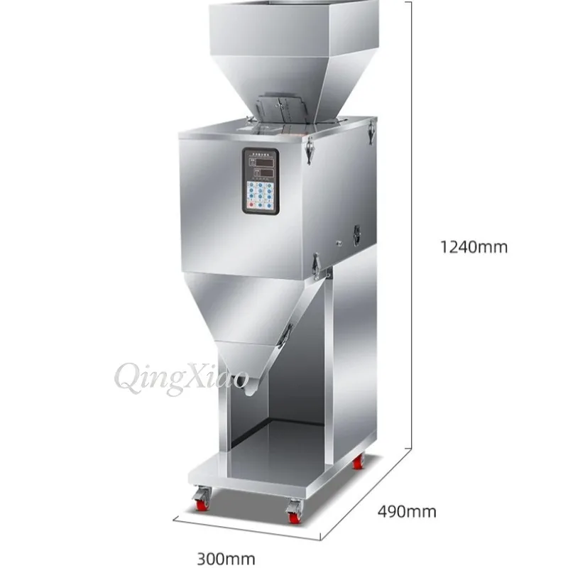 Auto Weighing Packing Filling Machine Multi Purpose Granule Powder Subpackager for Cereals Wolfberry Nuts Household Business Use