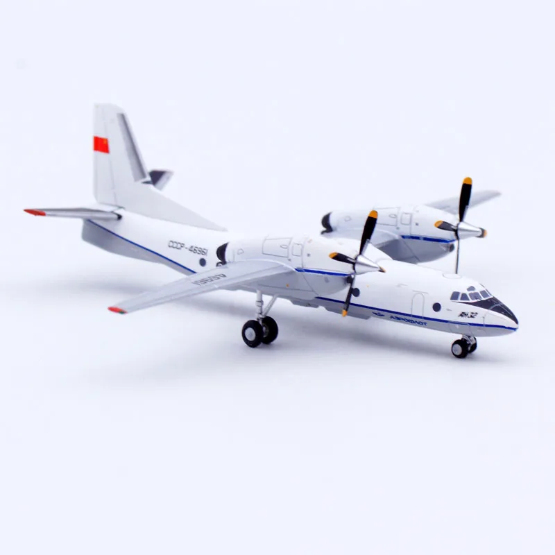 LH4330 Alloy Collectible Plane Gift JC Wings 1:400 Aeroflot Antonov An-32 Diecast Aircraft Jet Model CCCP-46961 With Stand