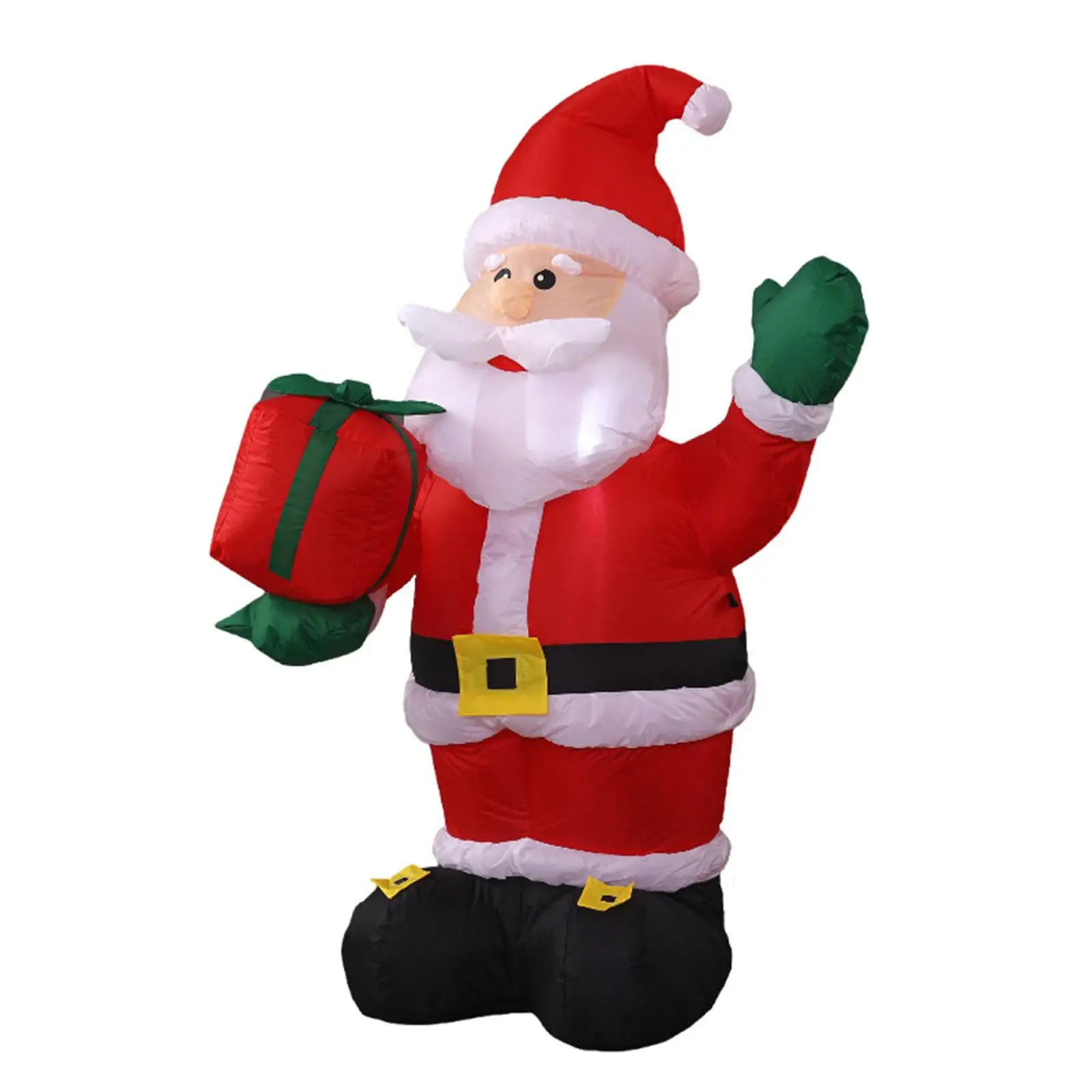 

Надувной Санта-Клаус для праздничного декора, 1,35 м, уличный, с LED-подсветкой, для сада, патио, новогодних украшений