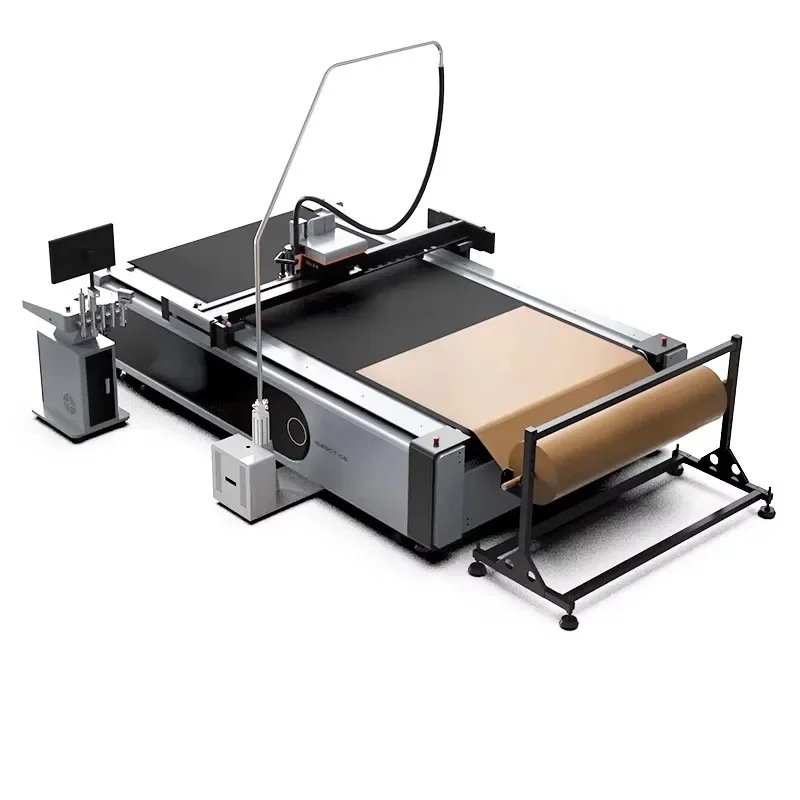 AOL automatic leather cloth shoe plastic foam carpet fabric cutting and sewing machine film cutter cnc machine