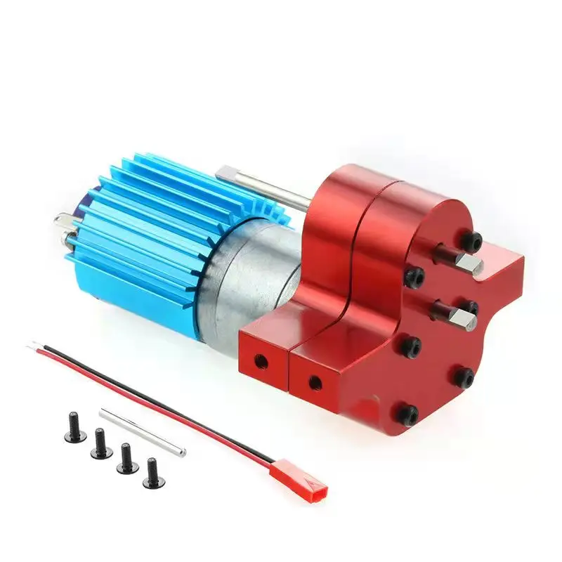 Metal Transfer GearBox with 370 Brush Motor for WPL B14 B16 B24 B36 C14 C24 JJRC Q60 MN D90 MN99S MN91 Speed Change Upgraded