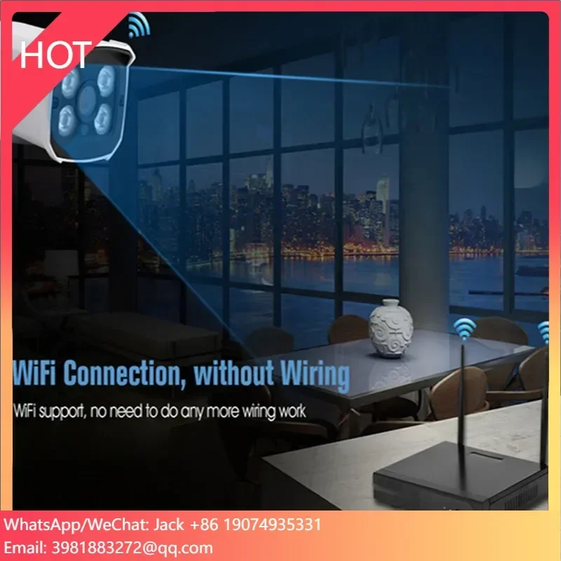 8CH 2.0MP Tuya Smart APP  Wireless NVR Kit Security Surveillance System WIFI IP KIT Plug and Play