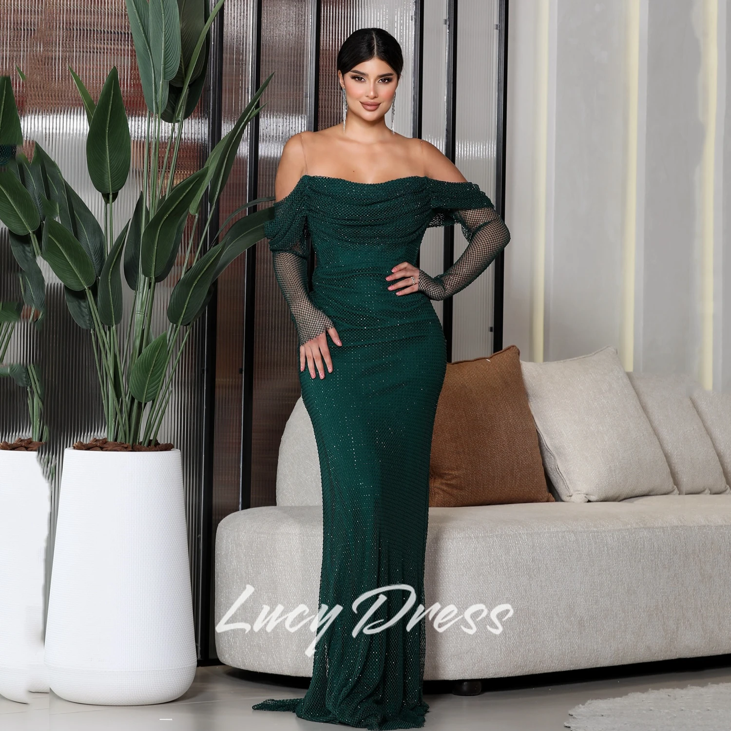 

Коктейльное платье Lucy по индивидуальному заказу, роскошное женское элегантное вечернее платье для свадебного гостя, элегантные платья, 2025 г., женские платья для выпускного вечера