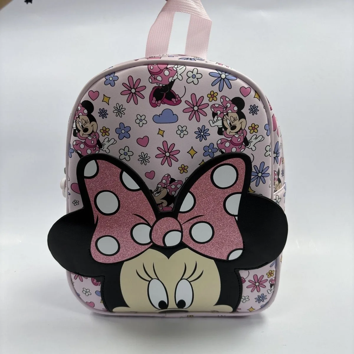 ディズニー漫画ミニーミッキーマウスニューキッズバックパック通学ガールズボーイズかわいいショルダーバッグ