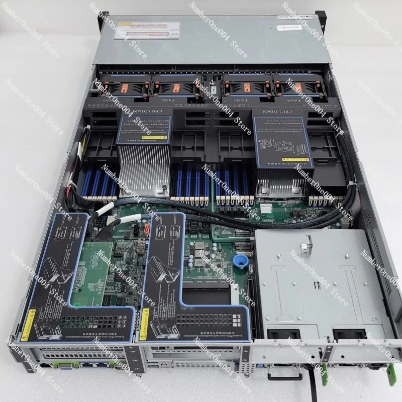 خادم Guoxin 2U AMD EPYC Xiaolong 7542/7K62 Dual Rack Simulation GPU Computing AI Host