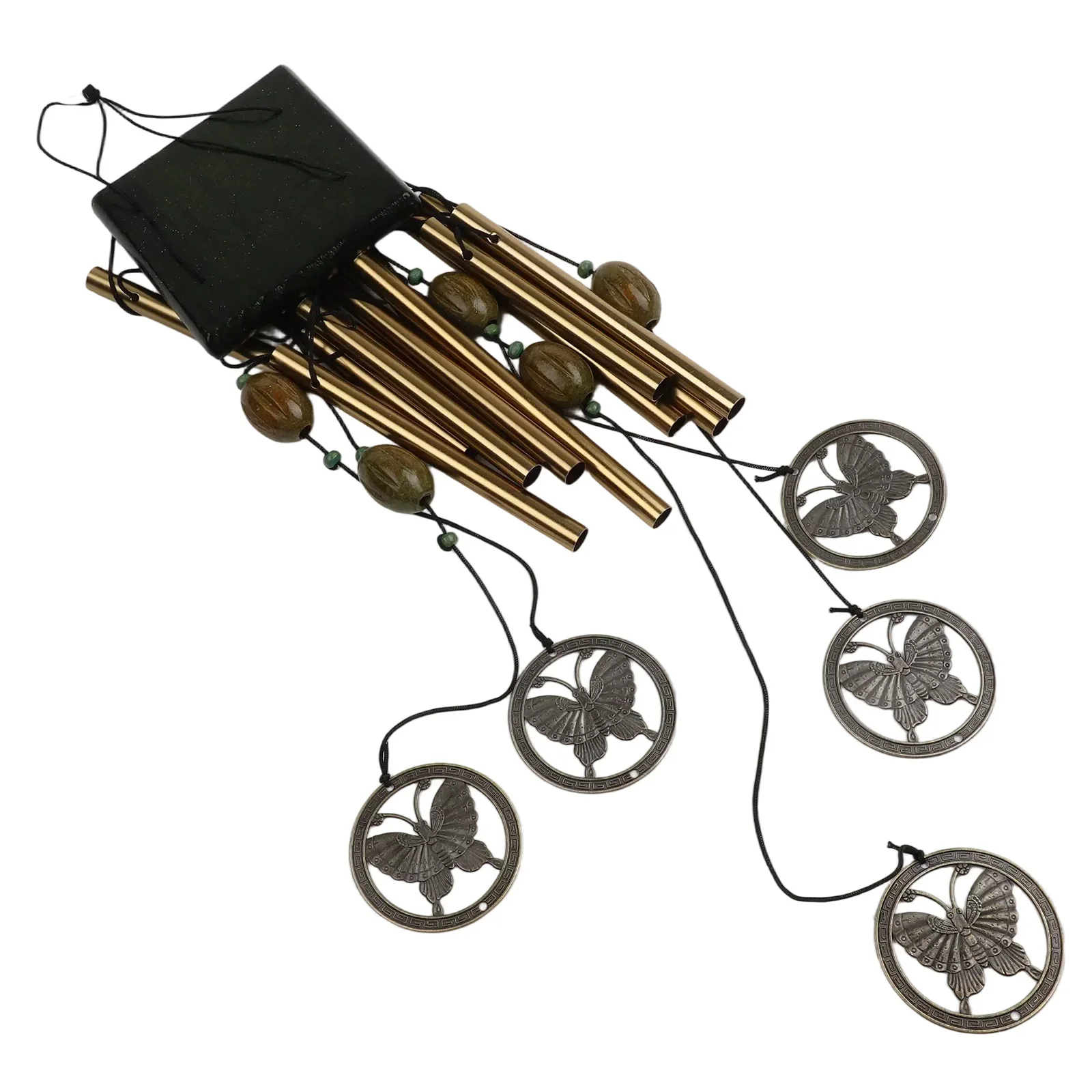 Bell Windchime 60cm Height New Outdoor Porch 1 Pc Practical 12 Tube Quality Wind Chime 13cm Tube Length Copper