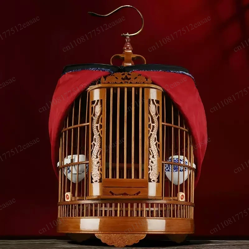 Exquisite full set of retro bamboo hand hollow carving craftsmanship handmade home decoration accessories