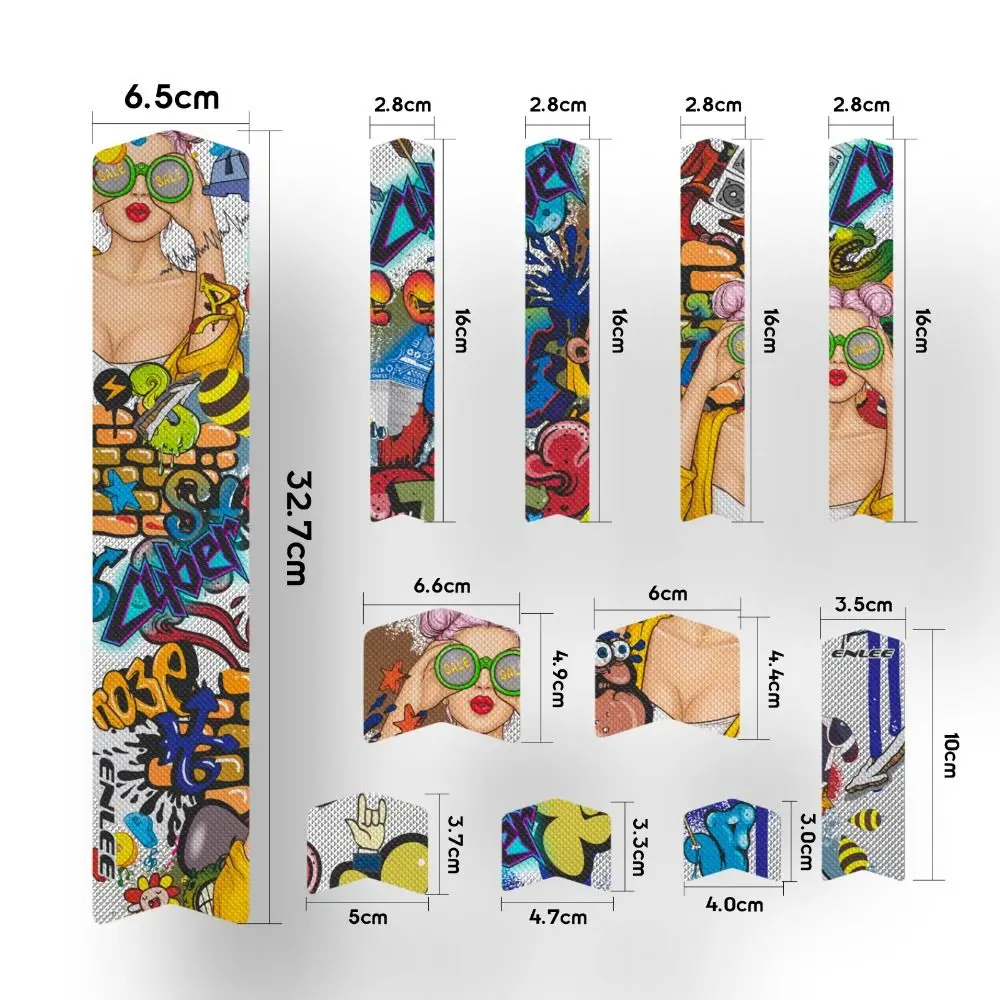 Bicycle Frame Protective Film 3M PVC Full Bike Wrap Sticker Anti-scratch Waterproof Decal for Mountain Road Bike Modification