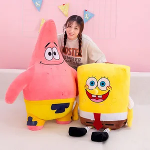 Sponge Bob Patrick Star Stuffed Toy, große Größe, schön, sehr weich, umarmte Kissen, ausgestopfte Cartoons, Anime Puffs, Kawaii Puppe, Weihnachtsgeschenke 12 HauptverkaufsspongeBob Grande - №2