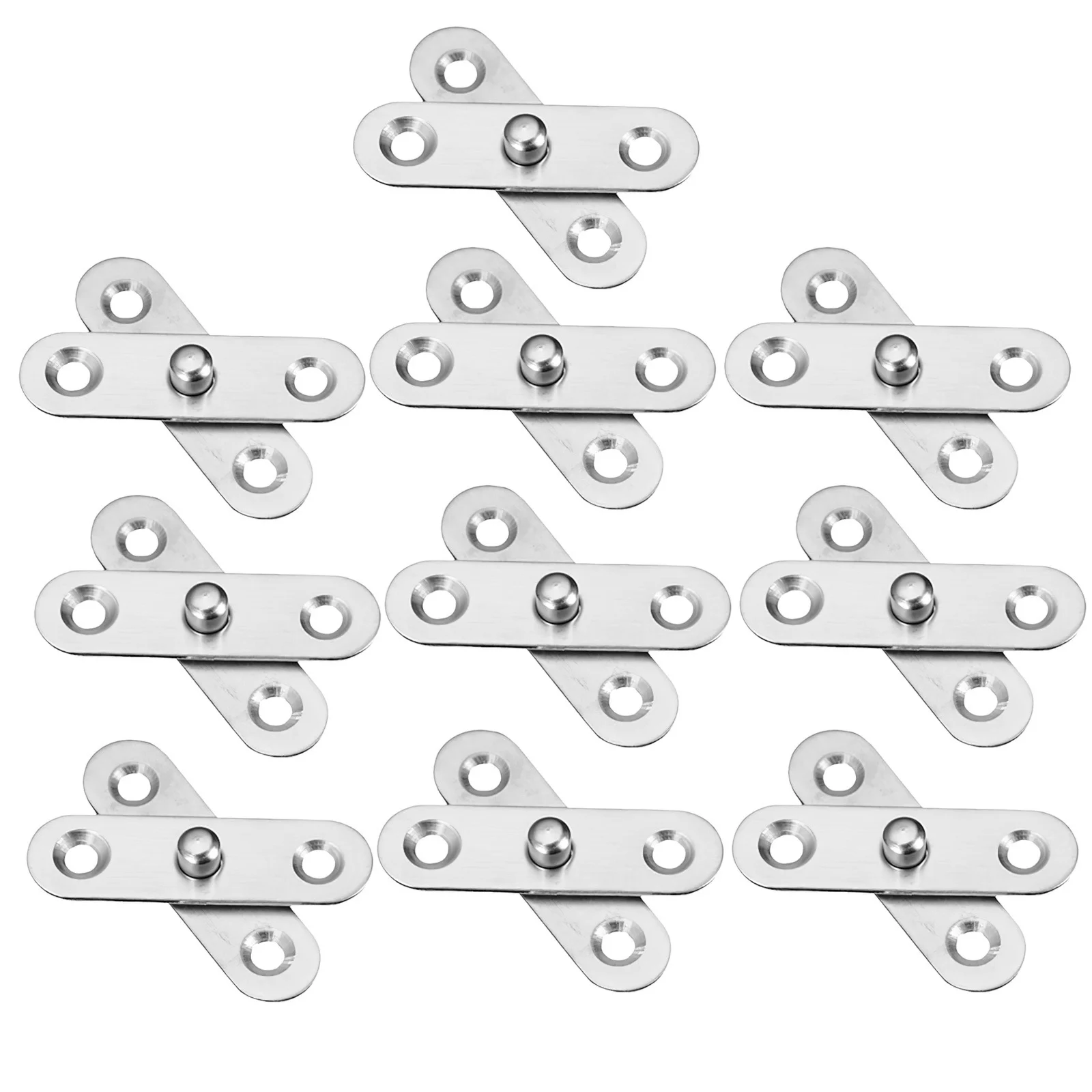 

Door Hinge 360 Degree Rotatable Hidden Stainless Steel Hinge for Household Furniture Up and Down Adjustable Mounting Tool