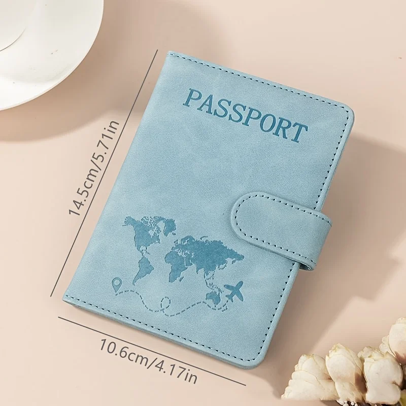 RFID-Reisepasshülle für Frauen/Männer, Niedliche Reisepass-Brieftasche mit RFID-Blockierung und Kartenfächern, RFID-Reisepasshülle/-Etui Reisebrieftasche – Detail 3