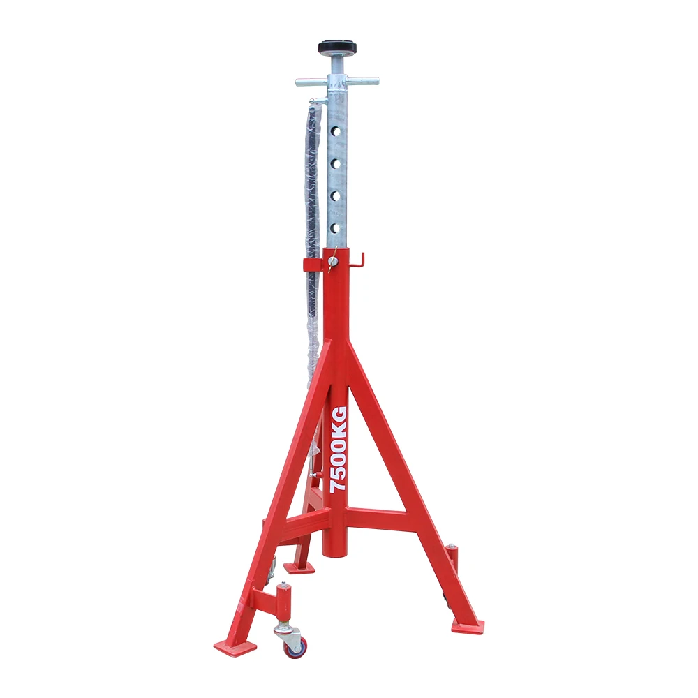 7500KG Heavy Duty Mechanical Truck Jack Stand with Pressure Spring Safety Support
