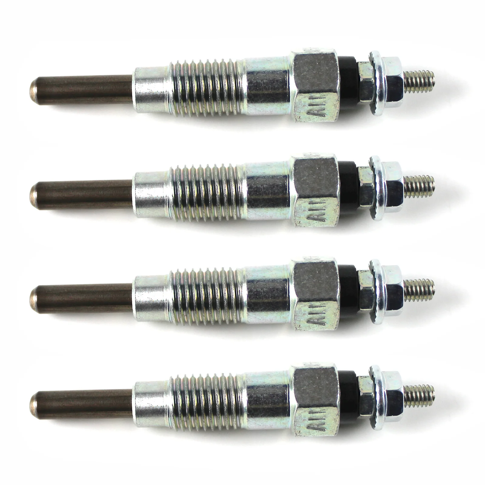 4pcs Glow Plug YM119717-77800 YM129155-77800 for Yammer 4D98E 4TNE98 4D94E Forklift Excavator Replacement Parts