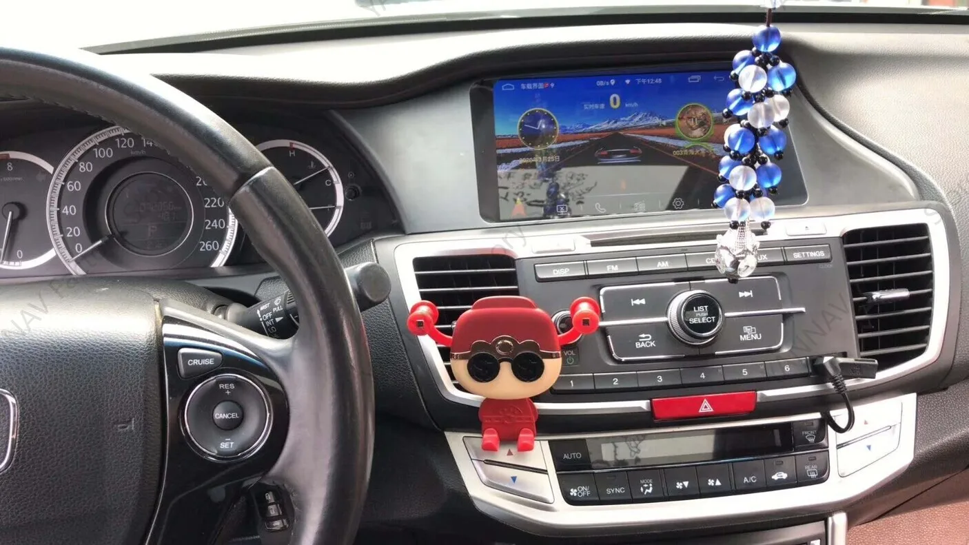 Автомобильный радиоприемник Android CarPlay для Honda Accord 9-го поколения 2014-2016, мультимедийный плеер, GPS-навигация, обновление головного устройства 9,66 дюйма