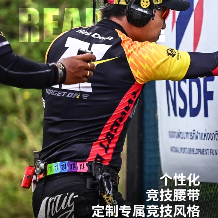 Cinturón táctico IPSC/IDPA entrenamiento tiro competición modular MOLLE - imagen 4