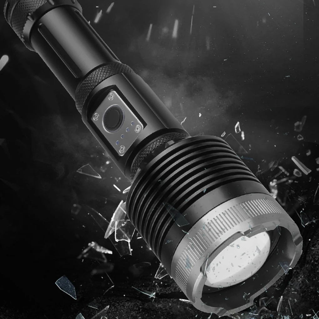 Flashlight XHP360 Micro Lamp Strong Light Outdoor Lighting Fishing
