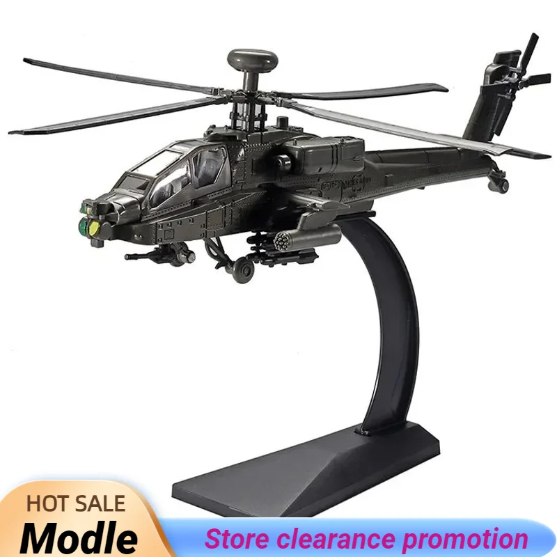 Hot Sales 1/32 Scale Apache Helicopter Diecast Alloy Model Collectable Toy Gifts / Collection / Children Home Decor