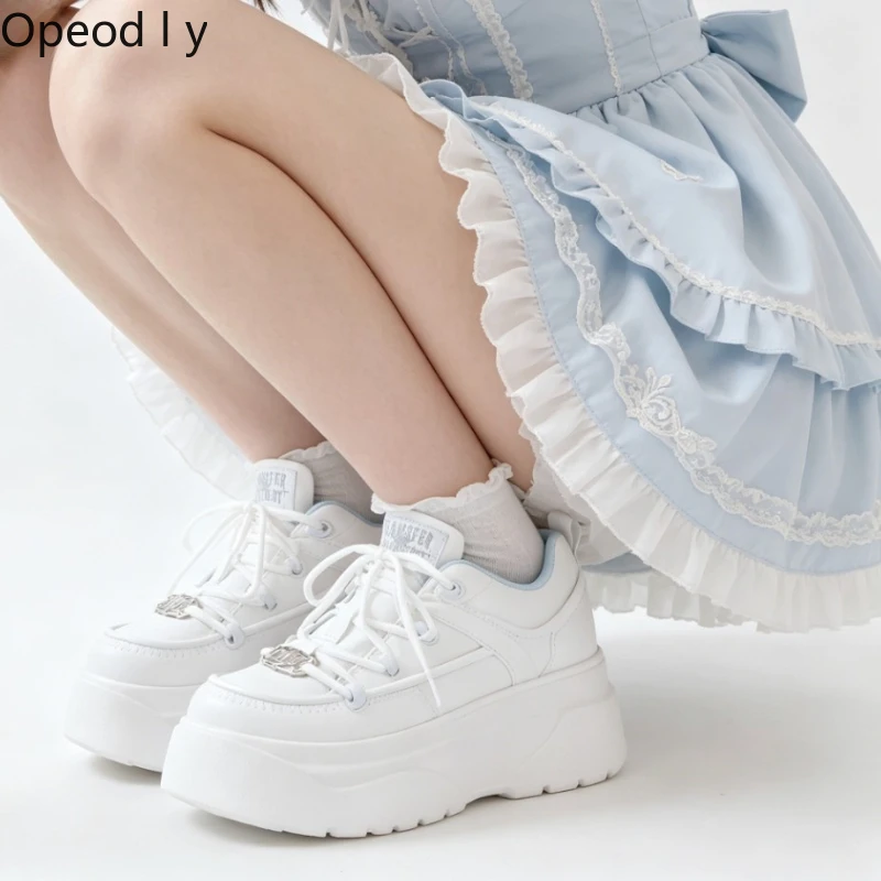 

Original Subculture Platform Shoes Mine Series Muffin Shoes Casual Spring and Autumn Versatile Women's Student Sports Shoe