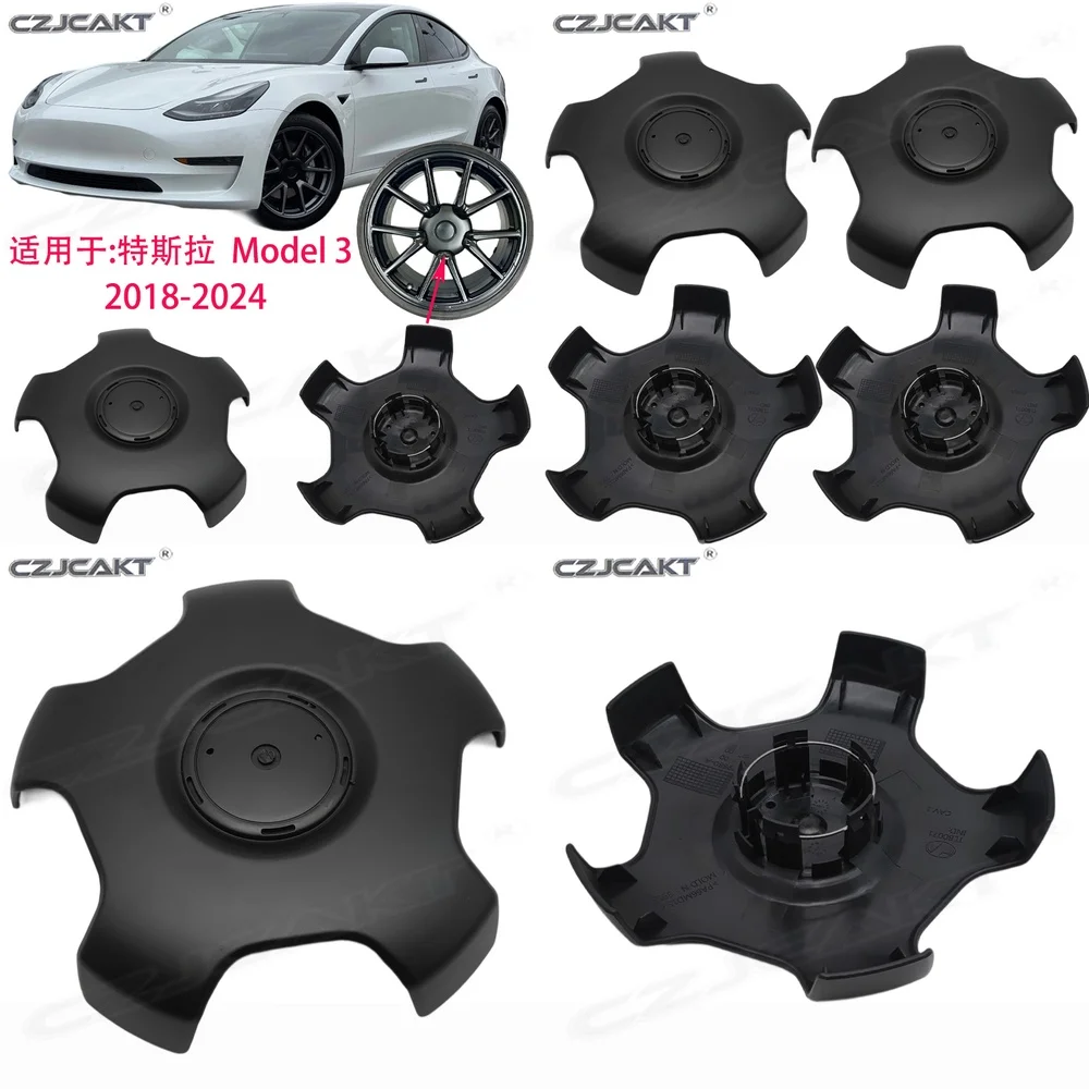 

Колпак ступицы колеса для Tesla Model 3 2018-2024, накладка на колесо, автоаксессуары, декоративная отделка колес, стиль OEM