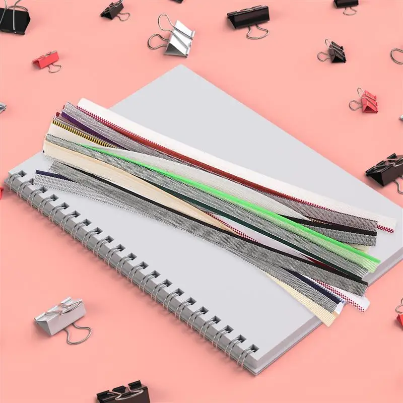 52 Pcs Bookbinding Endbands Books Binding Materials Cotton Fabric Headbands Spiral Kits Tapes Rebinding Office School Supplies