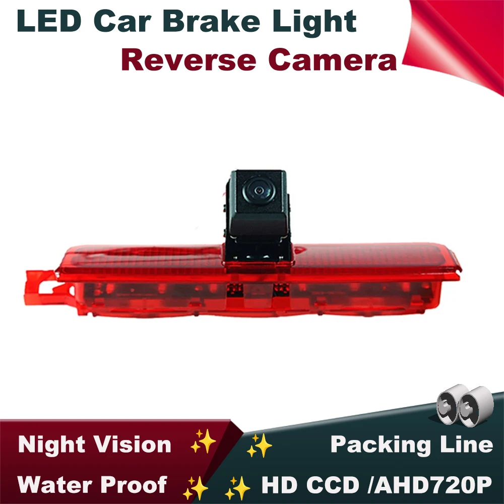 

Car RearView BackUp Brake LED Light Camera For VW caddy 2003 2004 2005 2006 2007-2014 Night Vision Camera Reverse Parking Camera